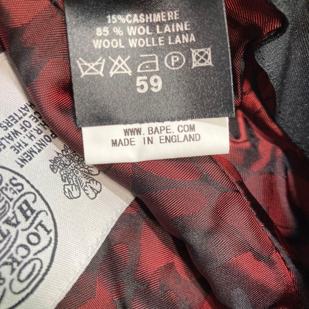 【新品未使用】アベイシングエイプ LOCK&Co HATTERS M(59cm)