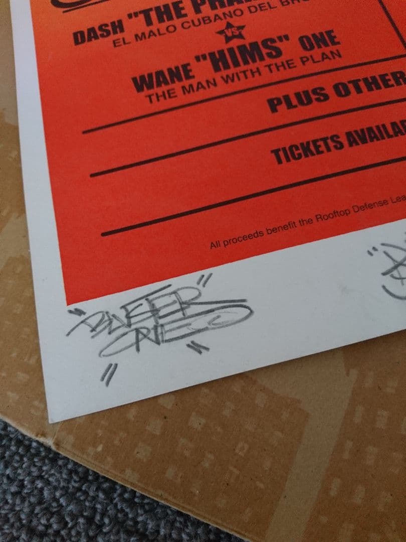 【BLUSTER ONE】直筆サイン・シリアル入り95部限定作品 ANDSUNS