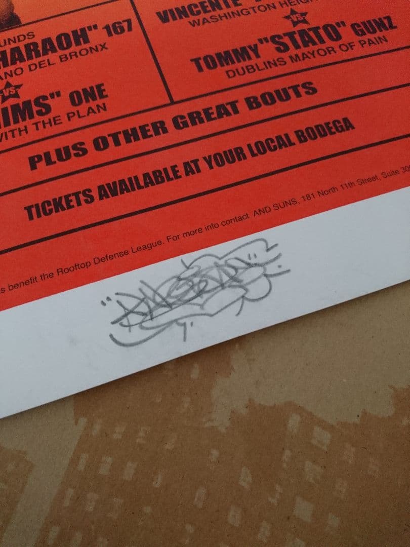 【BLUSTER ONE】直筆サイン・シリアル入り95部限定作品 ANDSUNS