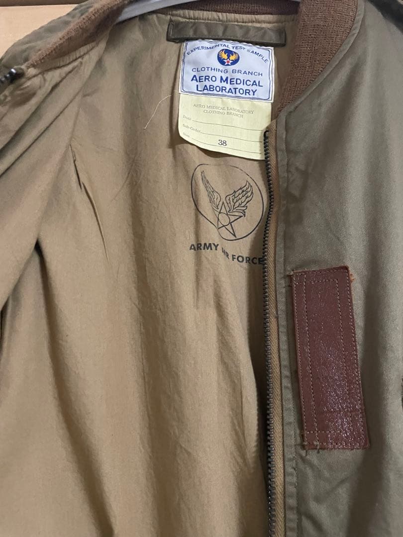 BUZZ RICKSON’S【L-2 テストサンプル フライト ジャケット】38