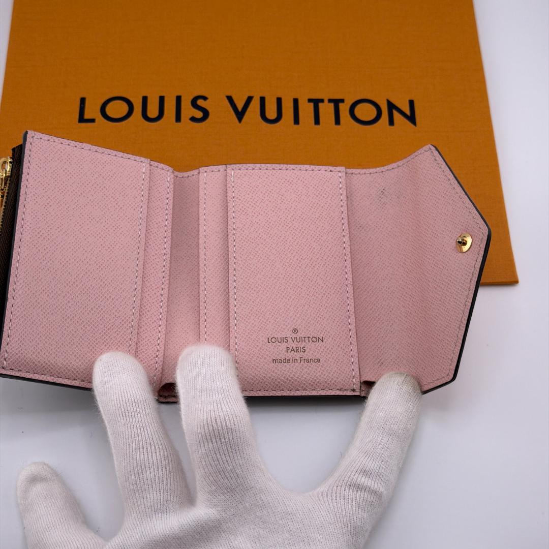 ひめルイヴィトン モノグラム ポルトフォイユ ゾエ ローズバレリーヌ