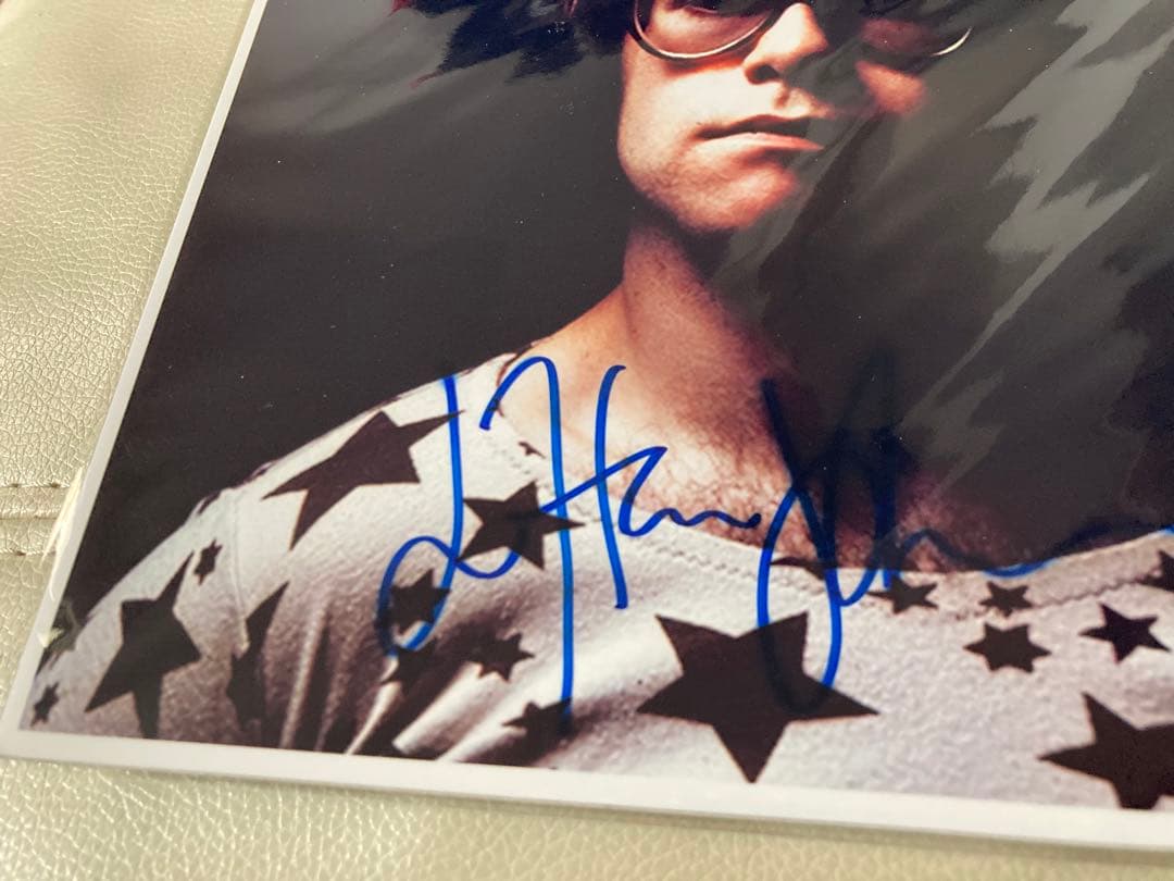レア　エルトンジョン 直筆サイン　写真　Elton John