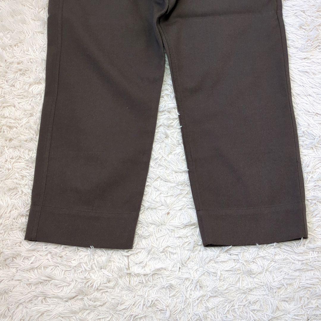 マーガレットハウエル　MHL　WOOL COTTON DRILL　Ⅲ 茶
