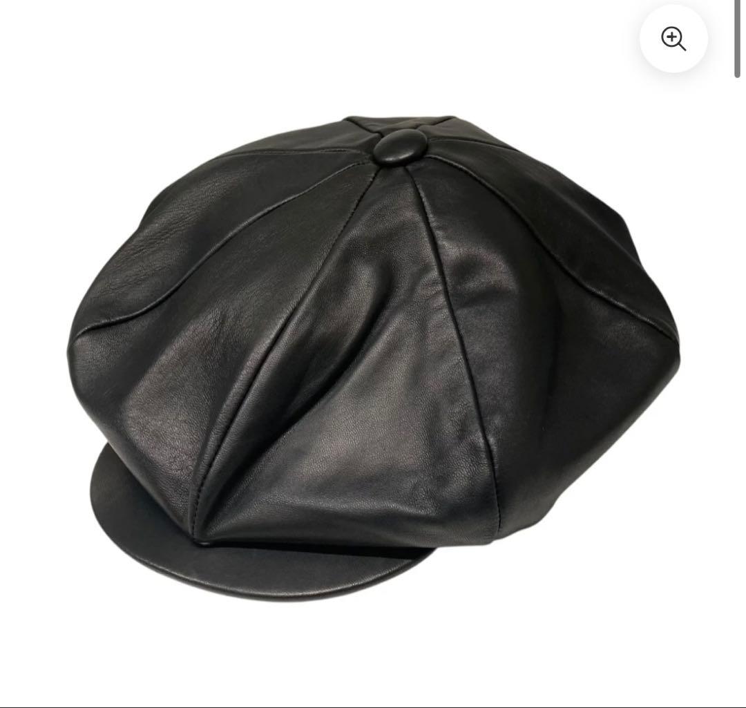 number(n)ine レザーキャスケット　ナンバーナイン　ハンチング