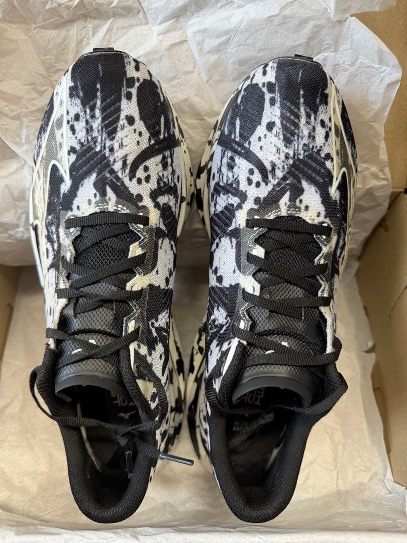 ミズノ ウエーブリベリオンプロ 27cm 書き初めカラー