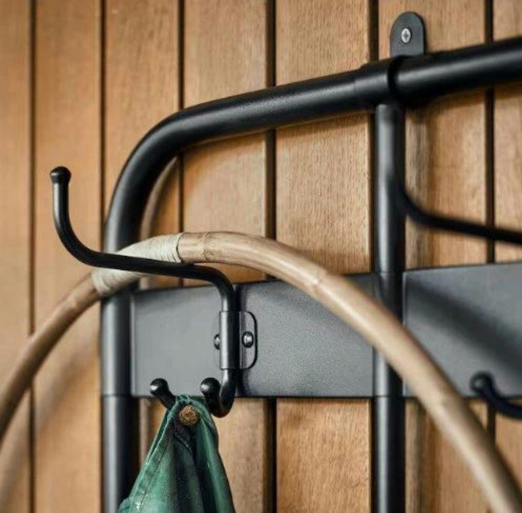 PINNIG 　ピンニグ コートラック 靴収納 ブラック193x37x90 cm