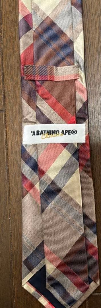 A BATHING APE チェック柄ネクタイ