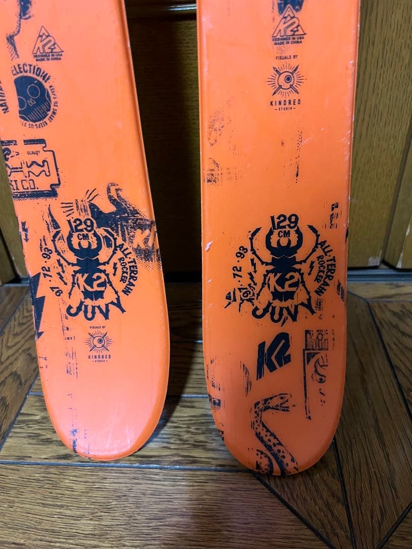 K2 JUVY 129cm ツイン 子供用 フリーライドスキー