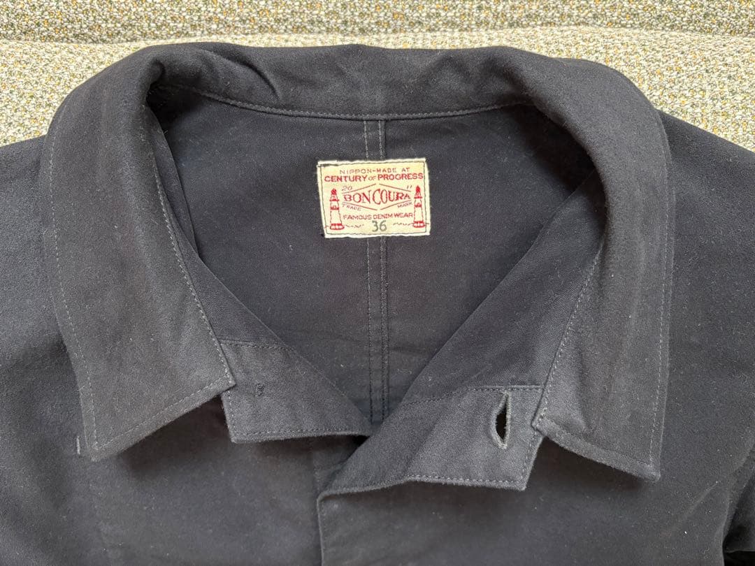 BONCOURA ARCH別注モールスキンフレンチワークJK