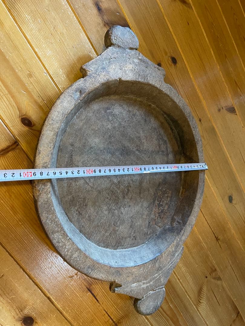 m*6様 アフリカ　アンティーク木彫トレー　盆