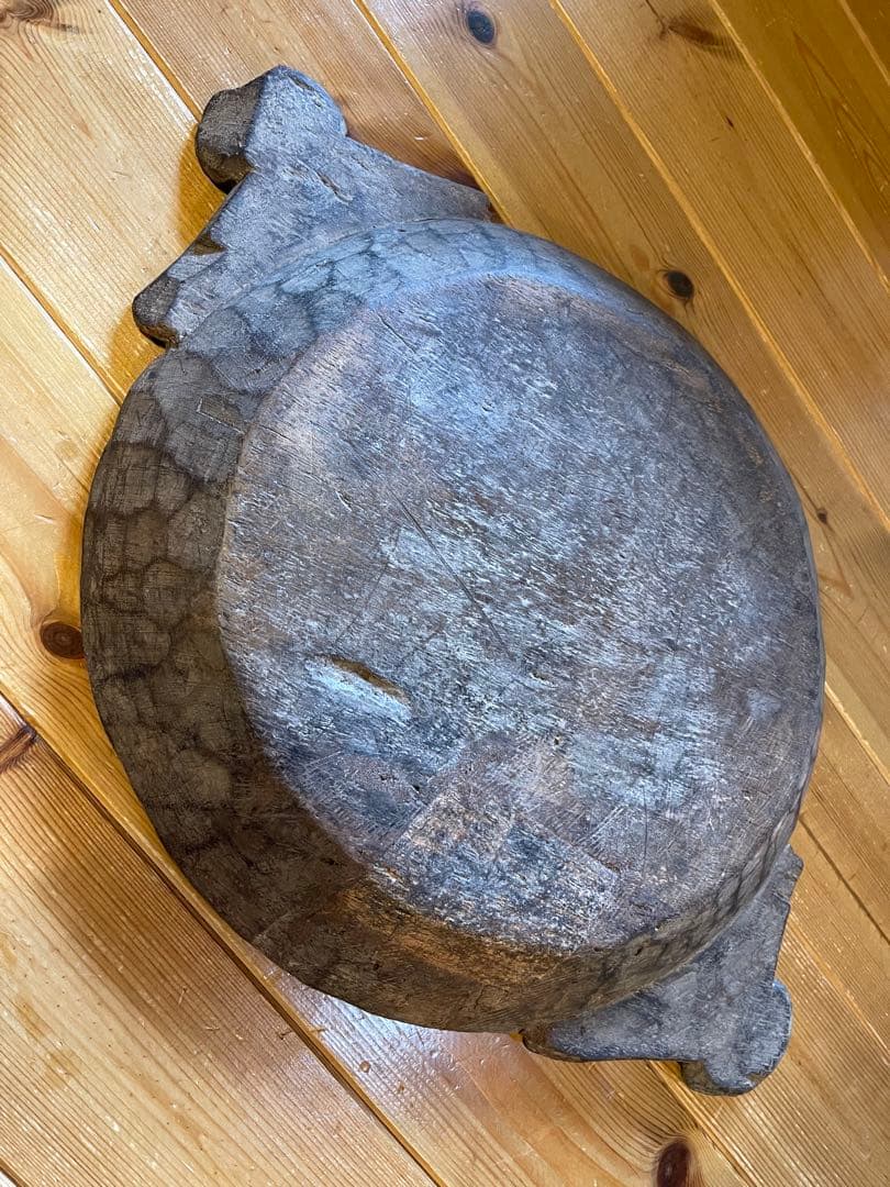 m*6様 アフリカ　アンティーク木彫トレー　盆