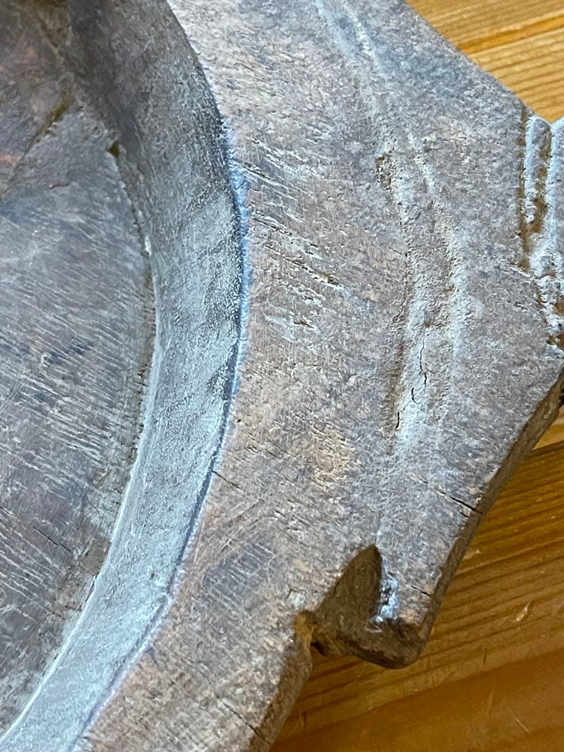 m*6様 アフリカ　アンティーク木彫トレー　盆