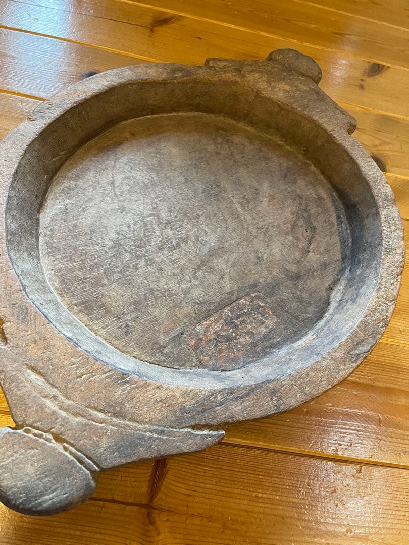 m*6様 アフリカ　アンティーク木彫トレー　盆