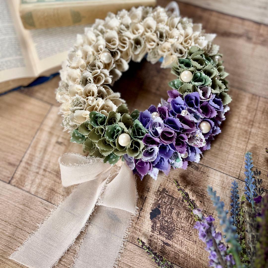 布リース　オーダー作品　もっち様