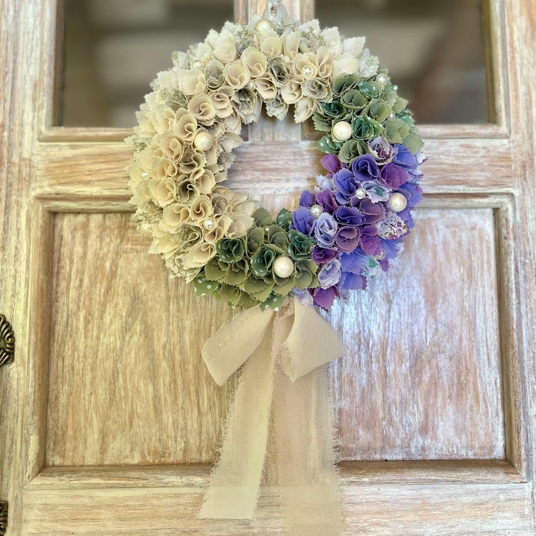 布リース　オーダー作品　もっち様