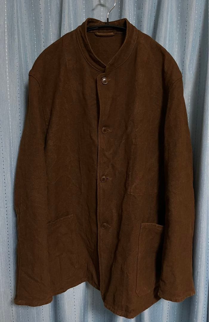 comoli コモリ ヘンプダックスタンドカラージャケット　１