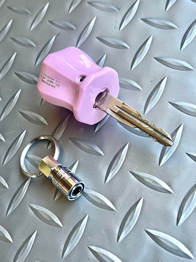 マックツール、2018限定、KHDGS2、ピンク、改造グリップキーホルダー