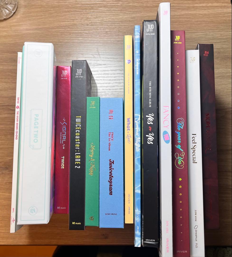 TWICEアルバム　MORE&MOREまで