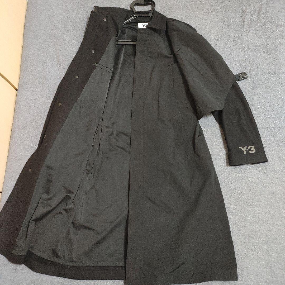 美品ヨウジヤマモトY-3ワイスリーM CH1 WOOL FLANNEL COAT