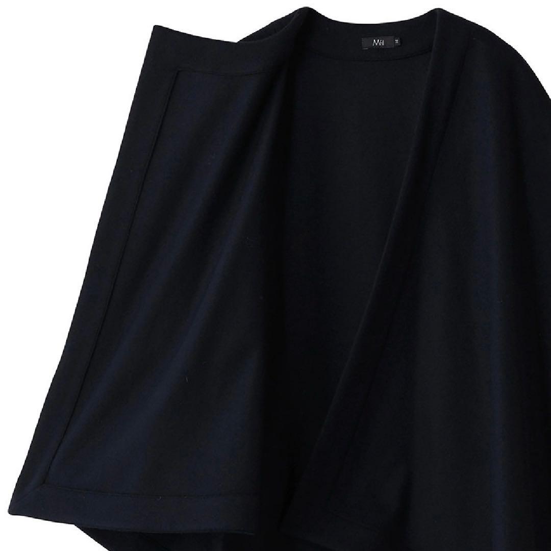 and me様 M.Fil スペリオルビーバーアシンメトリーマント　ネイビー