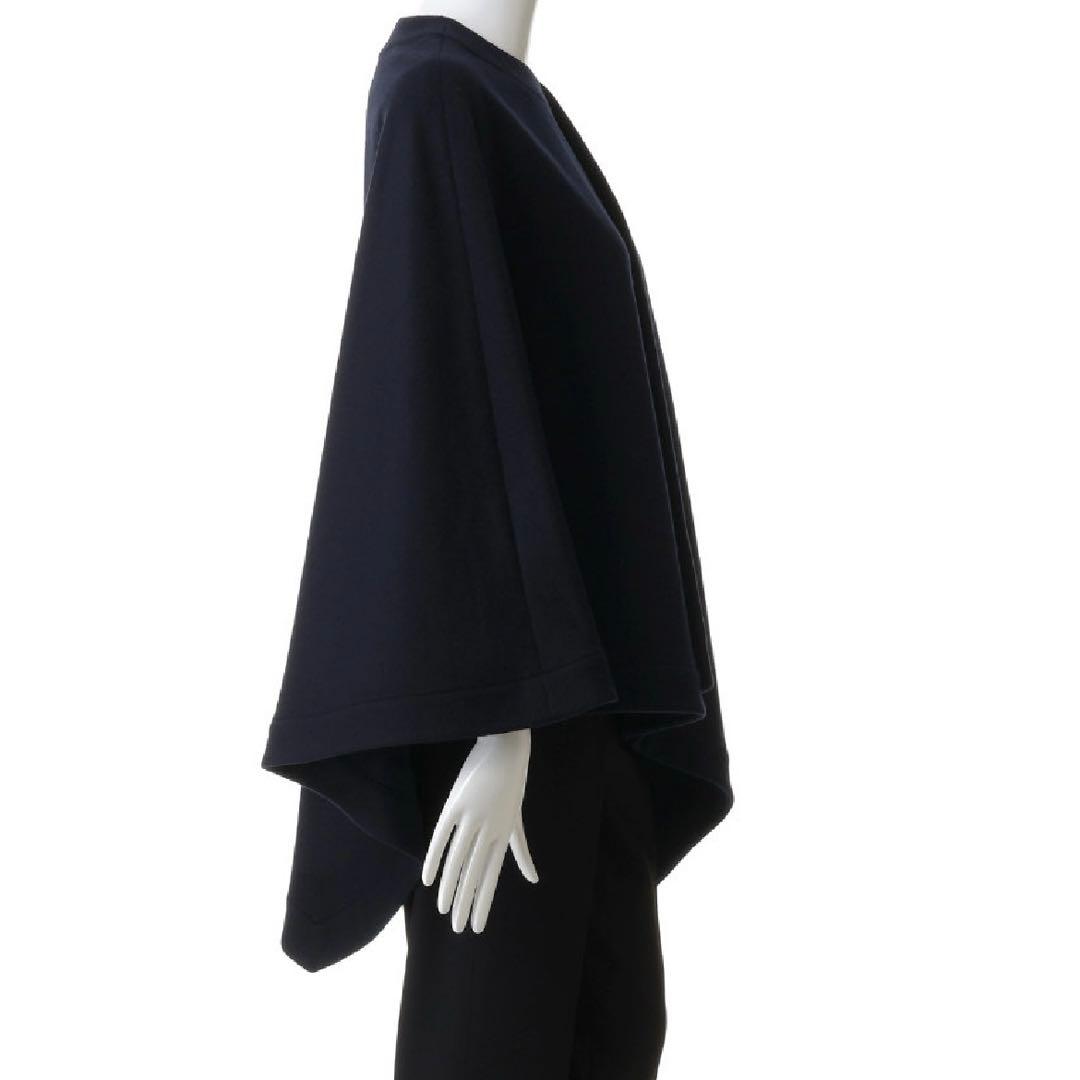 and me様 M.Fil スペリオルビーバーアシンメトリーマント　ネイビー