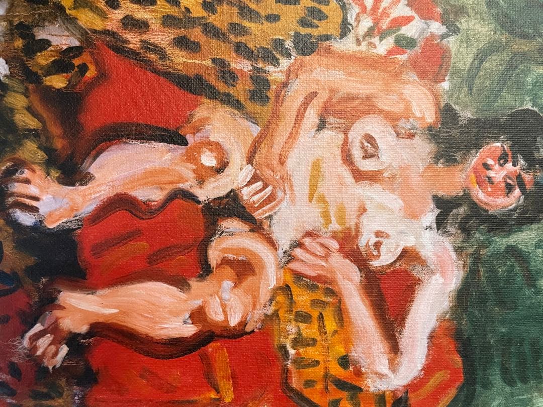 梅原龍三郎　裸婦　肉筆