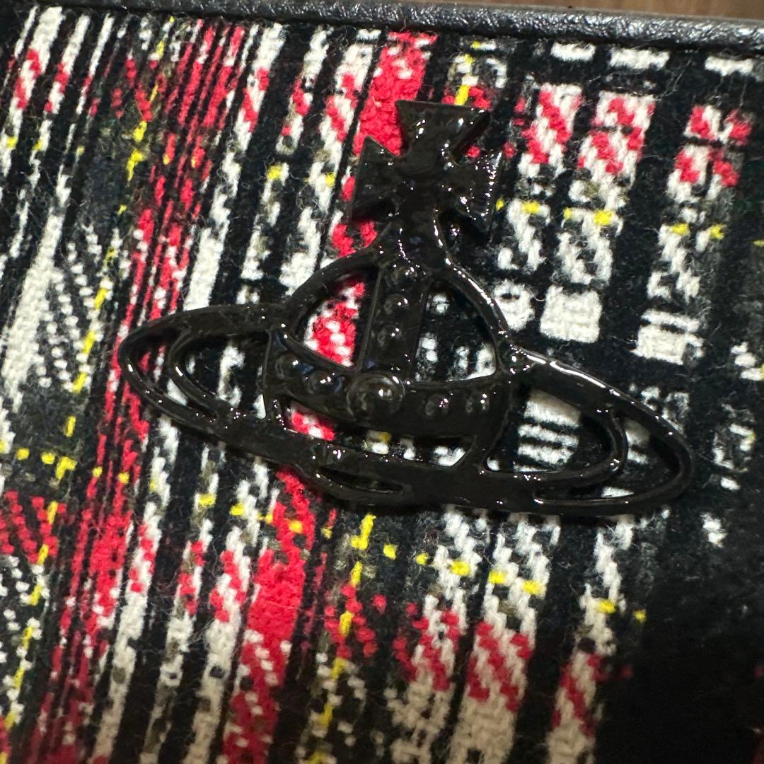 Vivienne Westwood チェック柄 長財布kelly zip