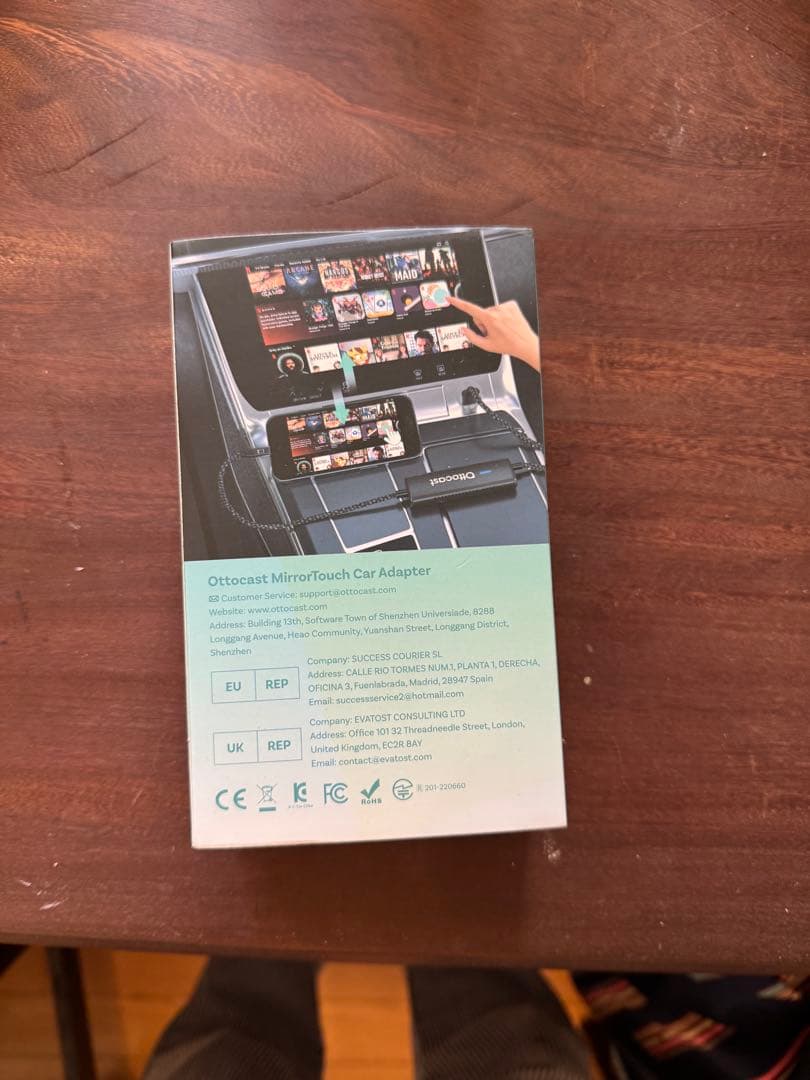 Ottocast MirrorTouch 車用ミラーリングアダプター