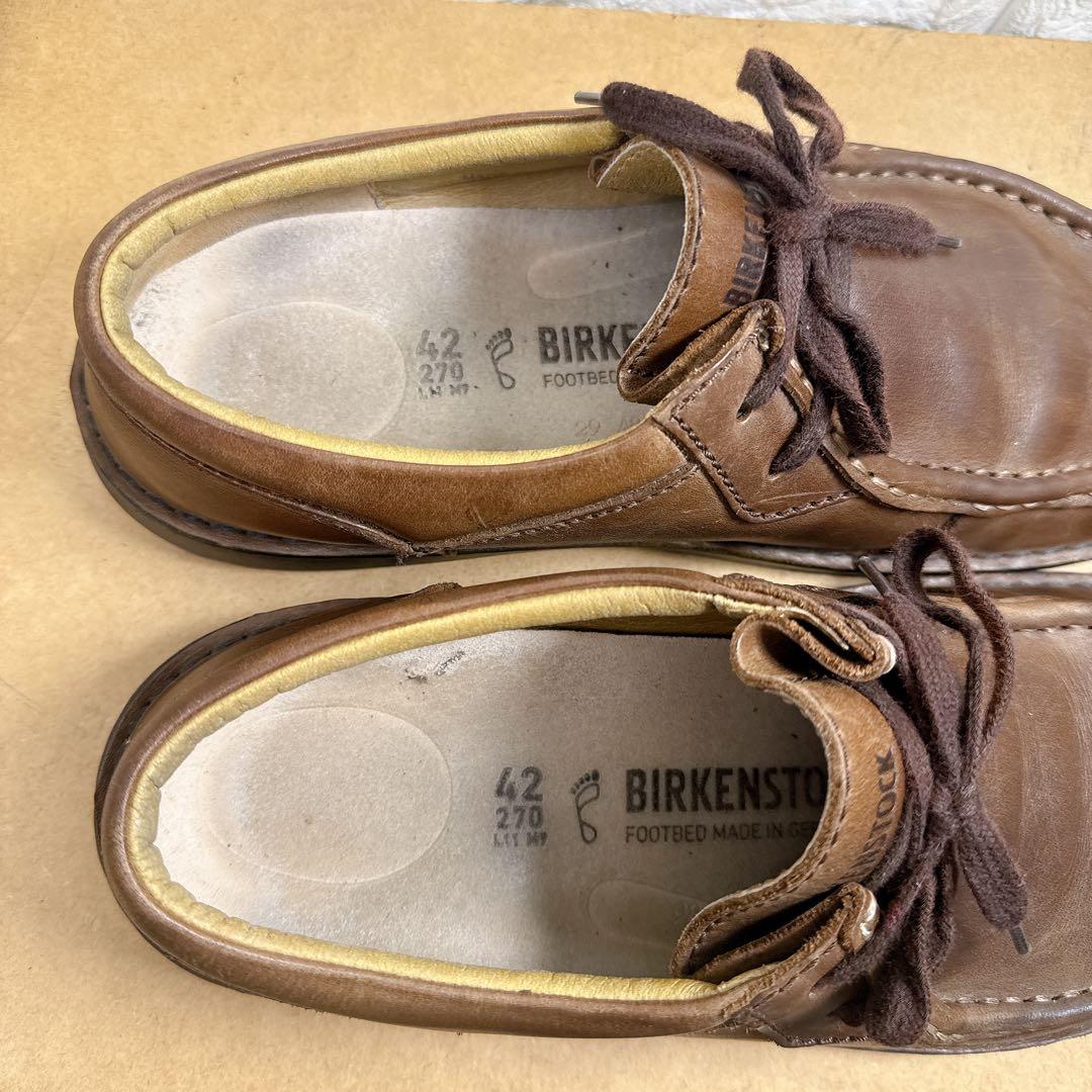 激レア　ビルケンシュトック　パサデナ　27㎝　レザー　ブラウン　古着　送料無料