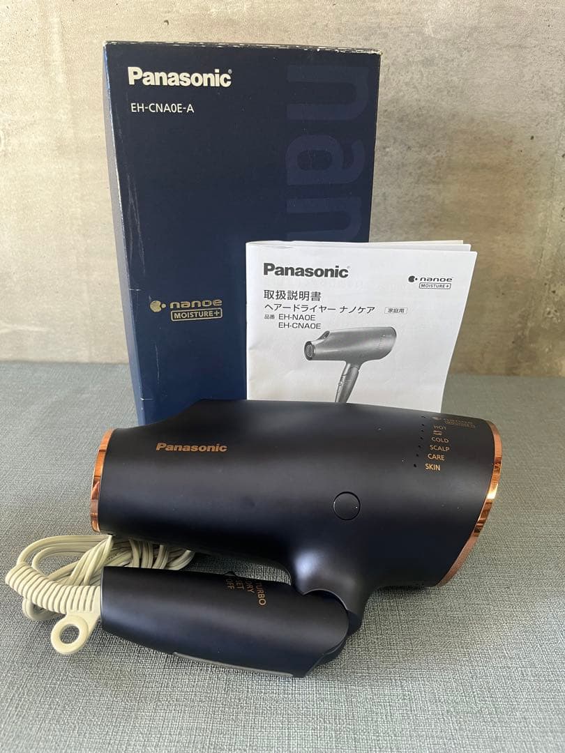 ☆【美品】Panasonic ナノケア ドライヤー EH-CNAOE ネイビー