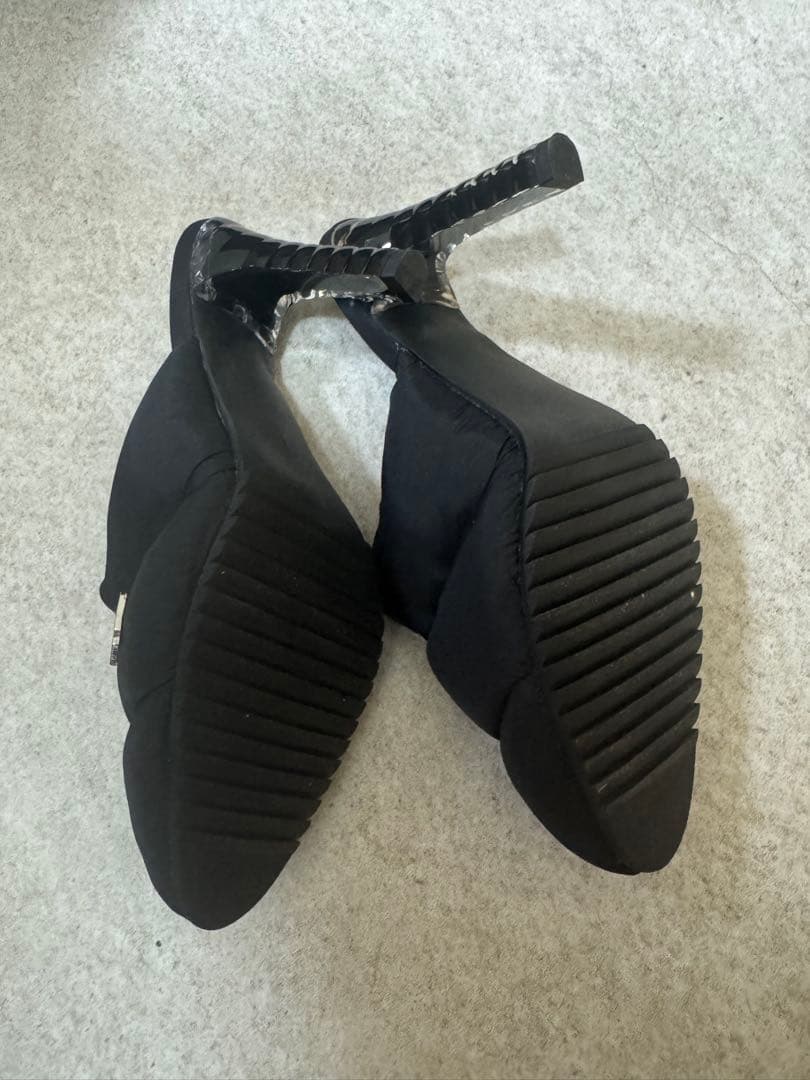 靴 YELLO NOIR MULES & LEG WARMERS