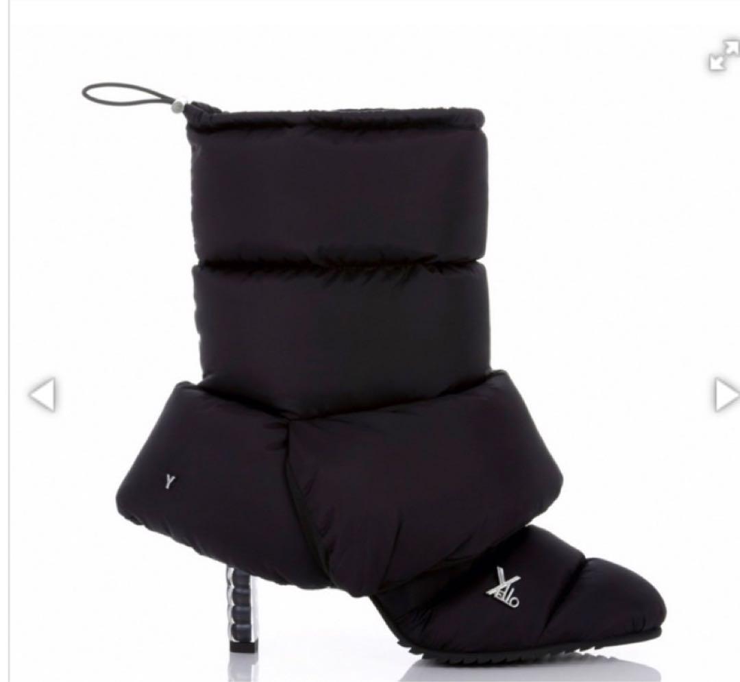 靴 YELLO NOIR MULES & LEG WARMERS