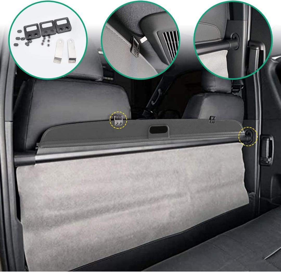 トヨタ ハイエース 200系トノカバー ロールシェード 2列目仕切り