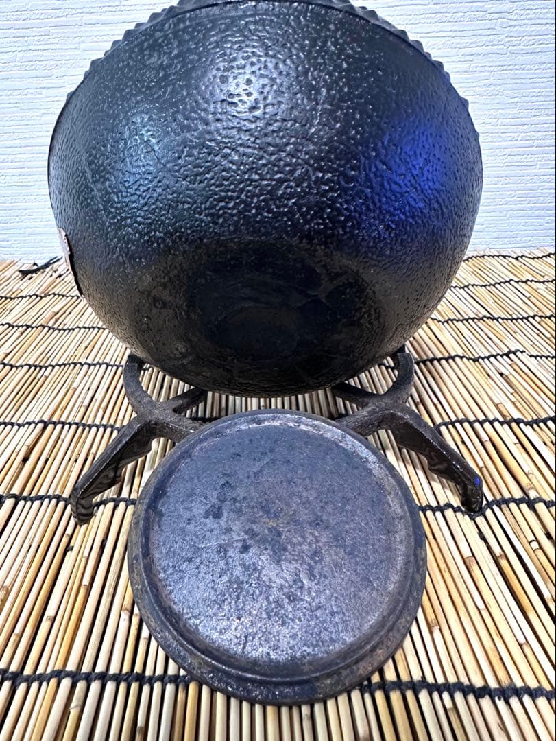 長期保管品　南部定秀造　１５型大アラレ 鉄瓶 南部鉄瓶 売約済み