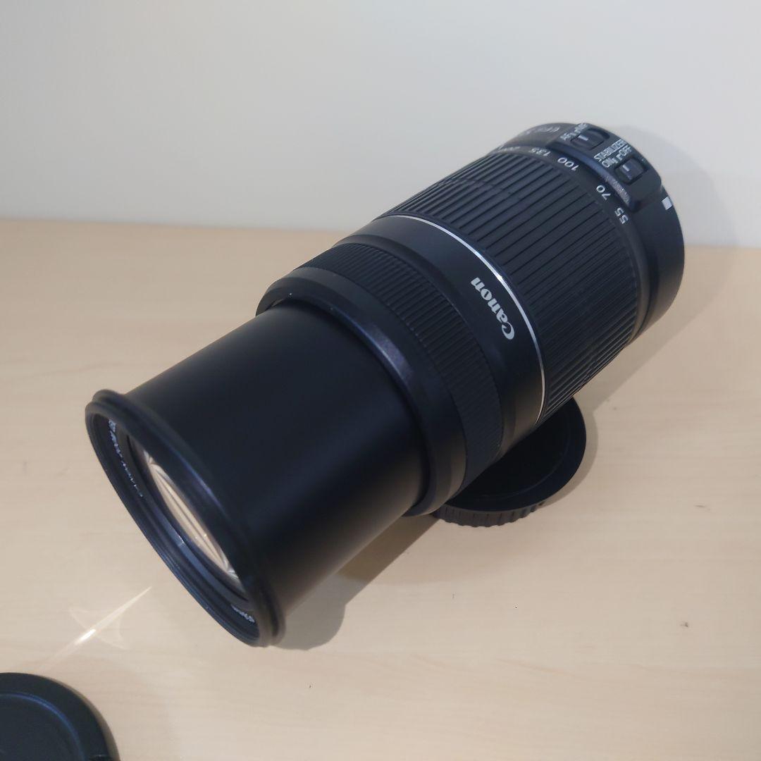 【動作良好】 Canon EF-S 55-250mm IS II 望遠レンズ