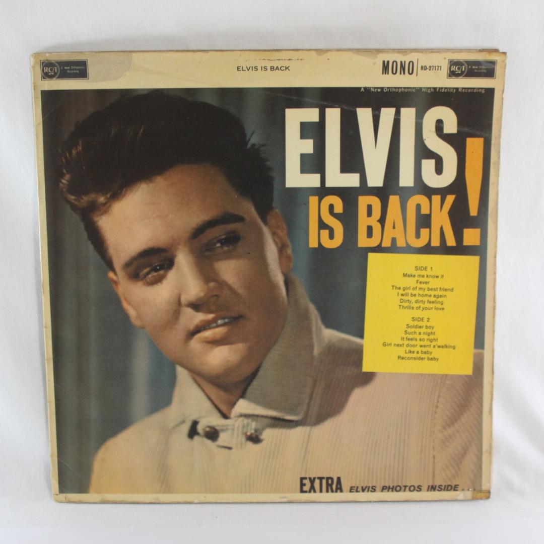 英LP Elvis Presley Elvis Is Back! UK盤Mono