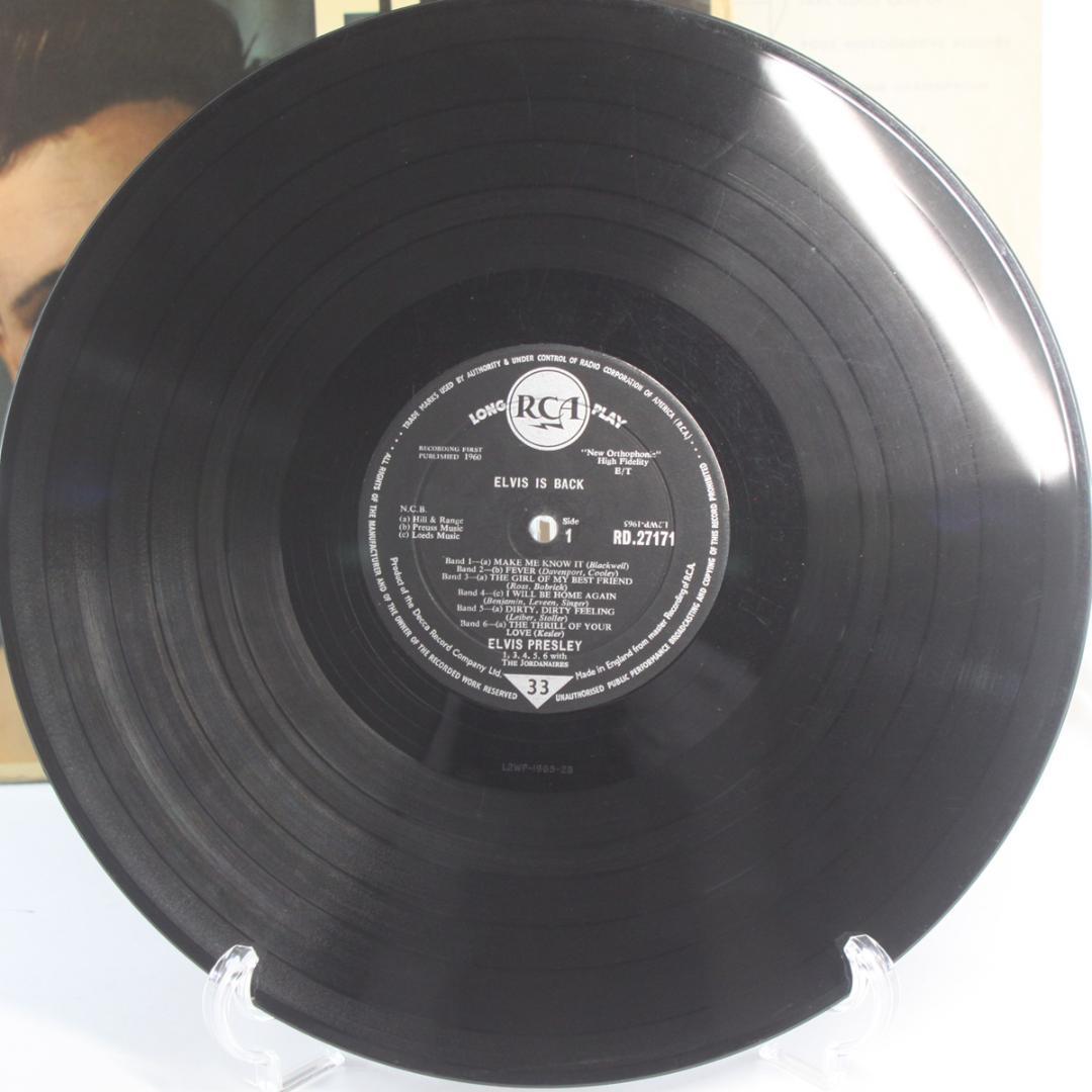 英LP Elvis Presley Elvis Is Back! UK盤Mono