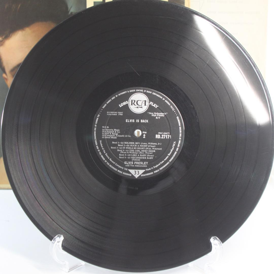 英LP Elvis Presley Elvis Is Back! UK盤Mono