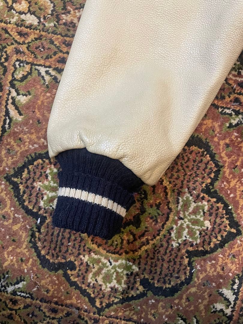 袖革 スタジャン90's High STANDARD 袖 フルデコ　袖レザー