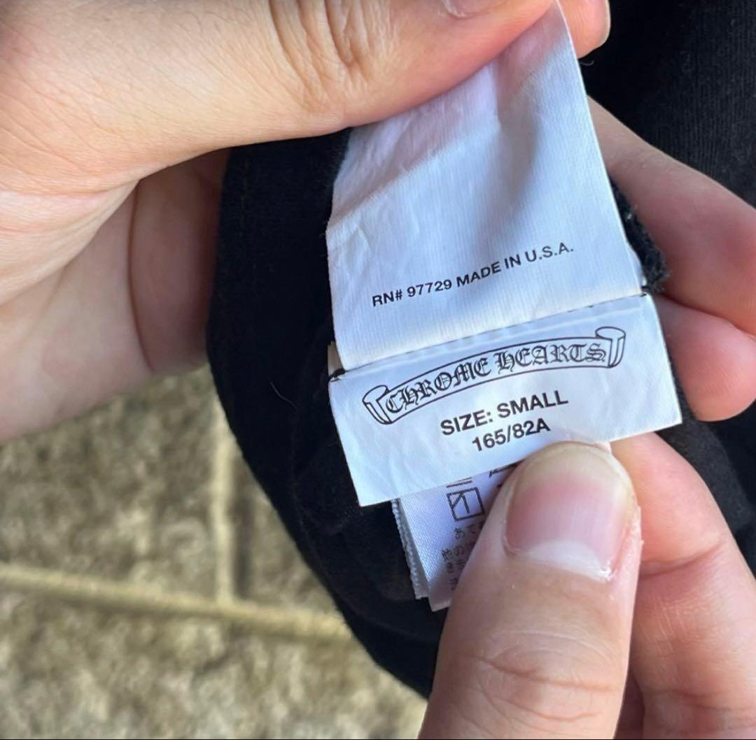 トップス ChromeHearts Vneck Tshirt black