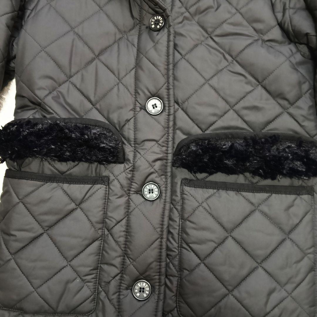 ゆ*う様 【最上級　美品】マッキントッシュ 英国製 キルティング ボア コート