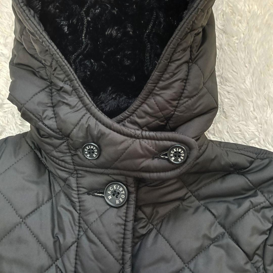 ゆ*う様 【最上級　美品】マッキントッシュ 英国製 キルティング ボア コート