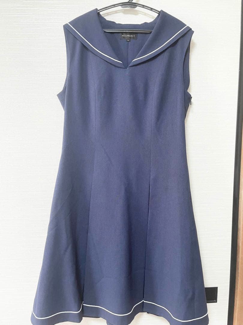 【NO.S PROJECT】 ノスプロジェクト セーラーワンピース ネイビー