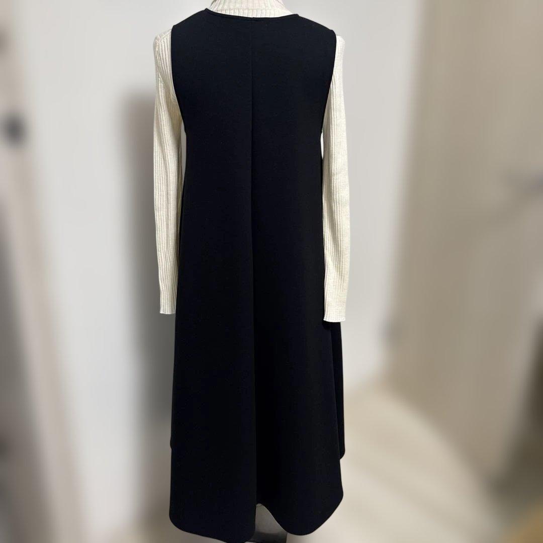 DOUBLE STANDARD CLOTHING Vネックジャンパースカート