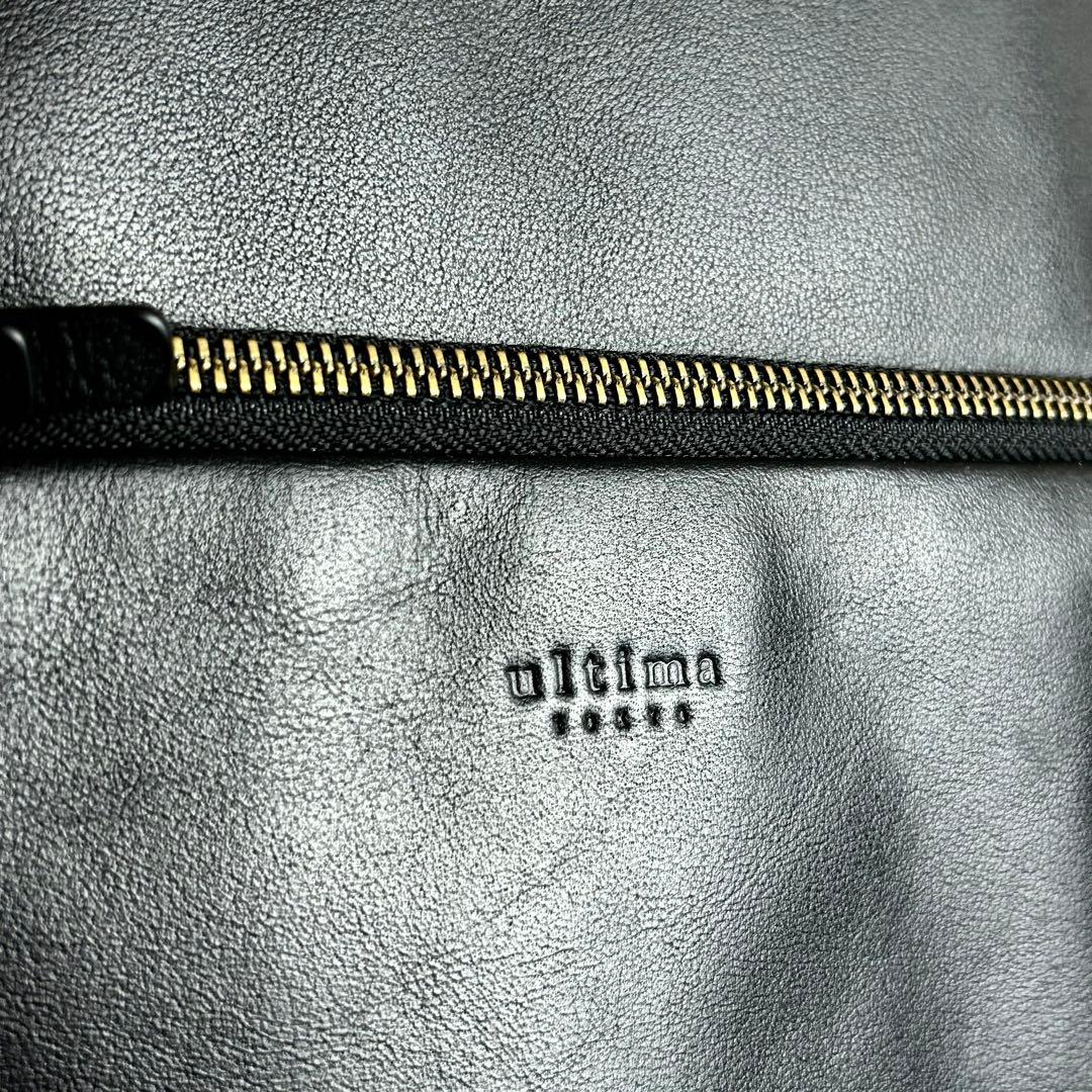 ultima tokyo レザー リュック ビジネスバッグ ブラック