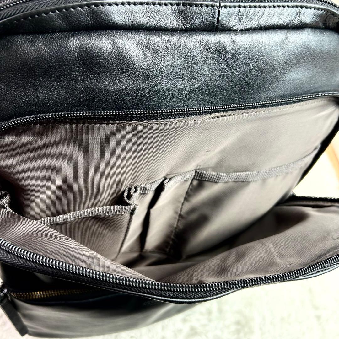 ultima tokyo レザー リュック ビジネスバッグ ブラック