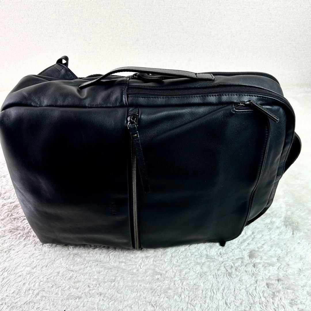 ultima tokyo レザー リュック ビジネスバッグ ブラック