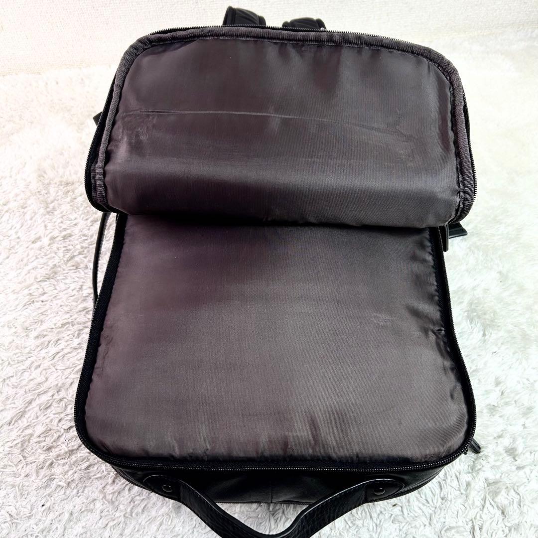 ultima tokyo レザー リュック ビジネスバッグ ブラック