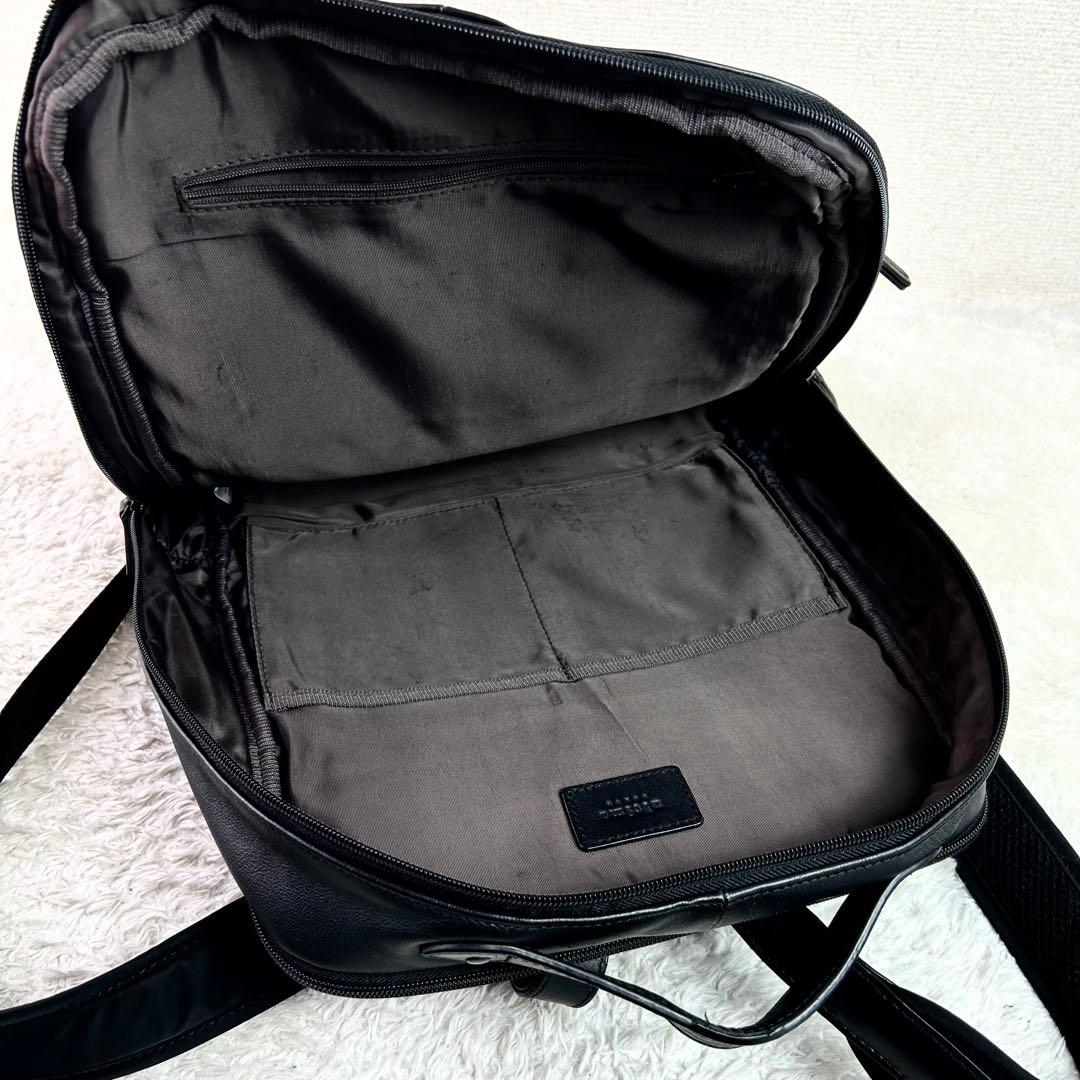 ultima tokyo レザー リュック ビジネスバッグ ブラック