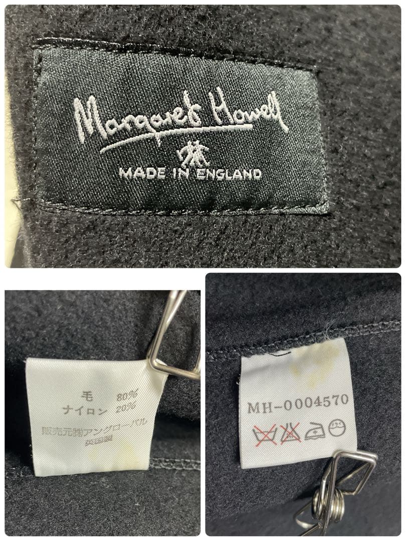 MARGARET HOWELL 英国製　ダッフルコート　フード　ロング